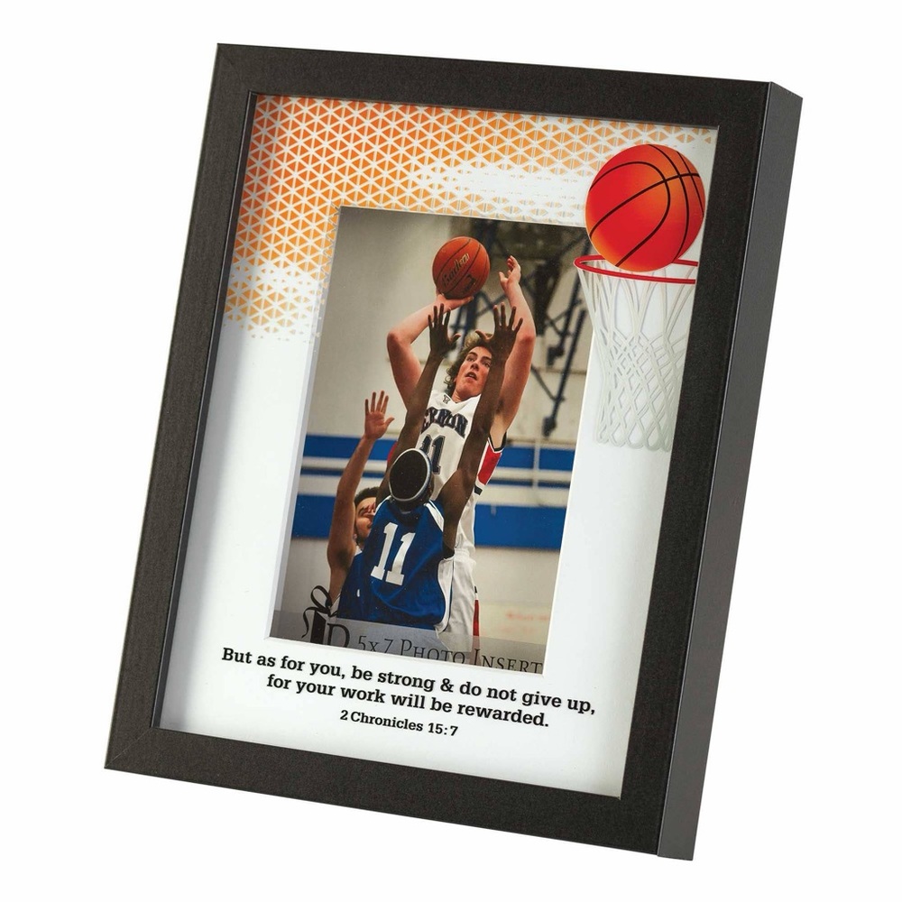 2 Chronicles 15:7  Basketball Photo Frame